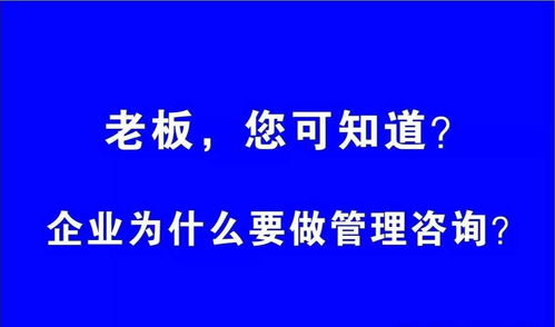 为什么企业要请管理咨询公司